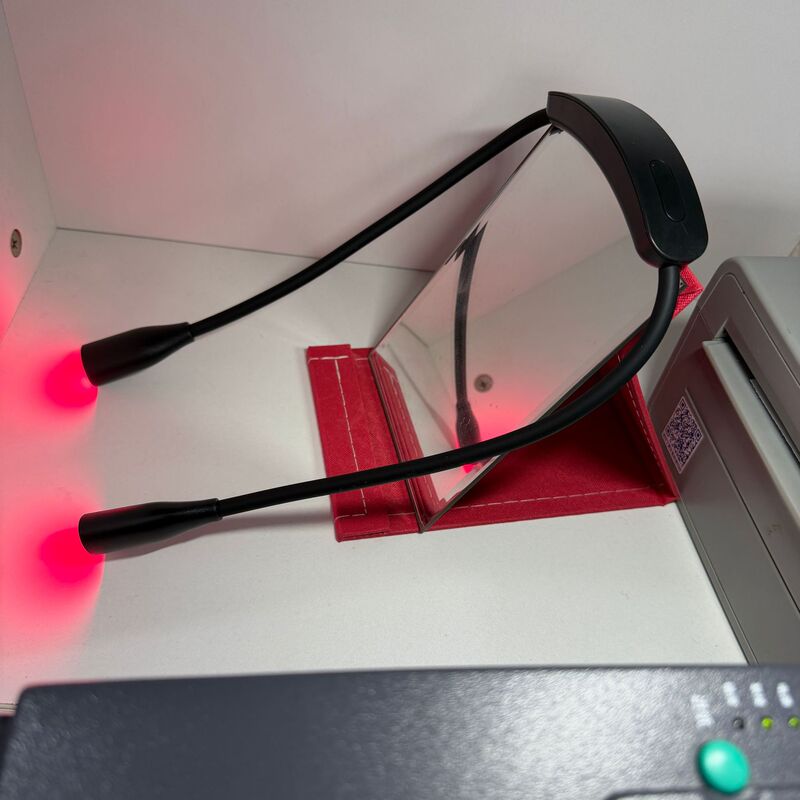 Foldable Rechargeable Led Neck Lamp USB Portable Lighting Reading Desk Lamp Soft Light Eye Protection Red Light Neck Lamp