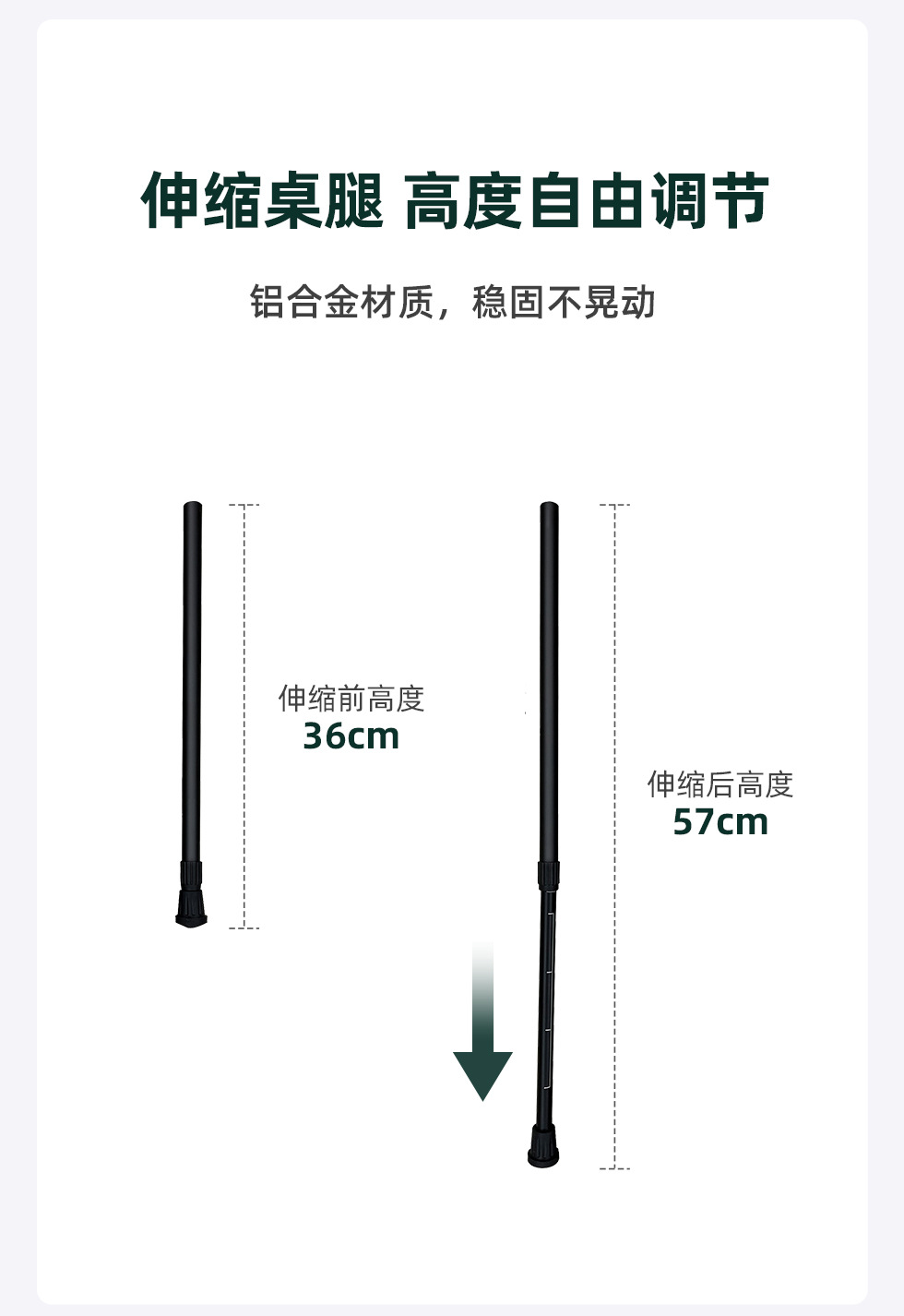 Universal widened and stable floating multi-functional car-mounted 1/4 screw floating small table for office, outdoor, and camping