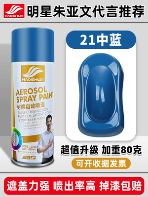 Haoshun Automatic Hand-cranked Self-painting: Avtomobil boya qələmləri - haoshun-self-painted-450ml21-medium-blue