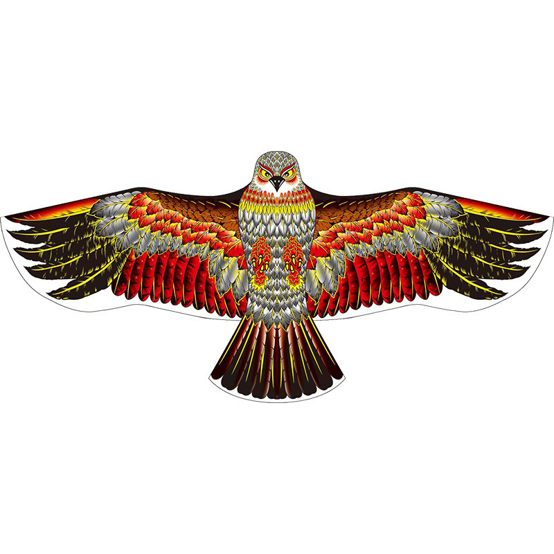 Weifang Eagle cometa al por mayor pastoral pájaros aterrorizadores de pájaros artefactos de la brisa fácil de volar niños dibujos animados adultos fabricantes de cometas