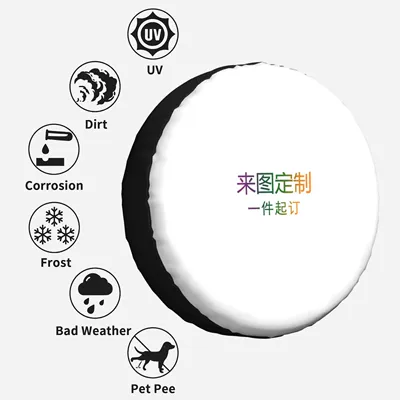 customized middle hole car spare, Spare wheel cover