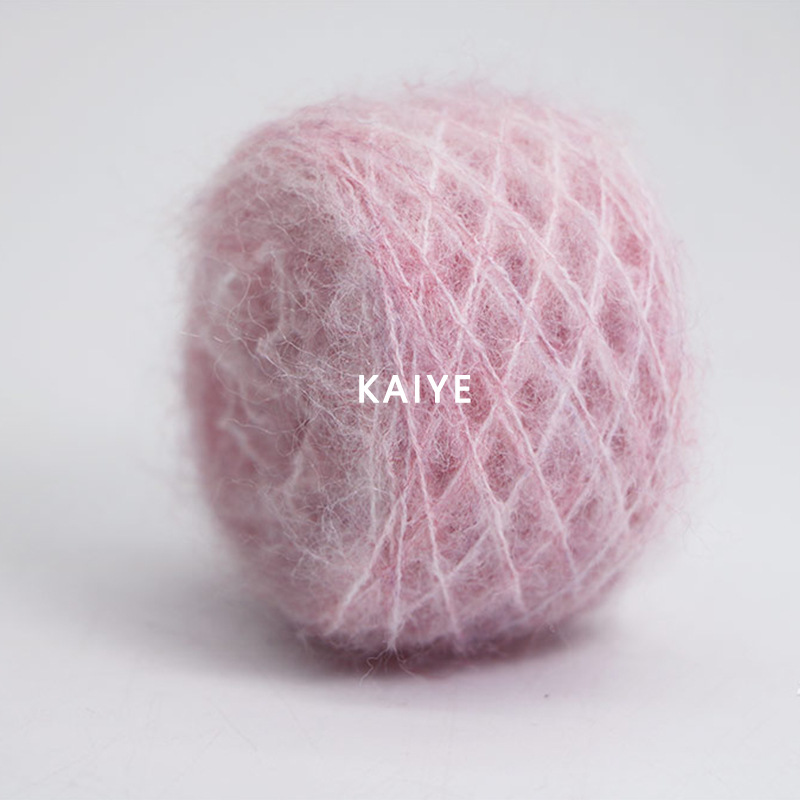 14支弹力羊驼毛花式高端羊毛手混线秋冬拉毛衣线纱线小团批发