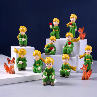 New Prince Ornaments Cake DIY Cute Handmade Ornaments Cute Hand-Made Resin Crafts Small Ornaments