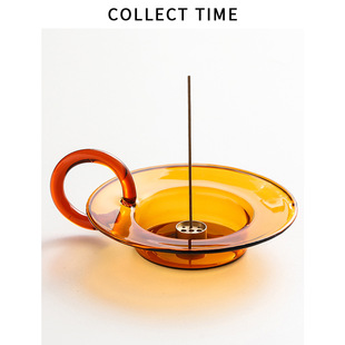 Niche Glass Aromatherapy Burner Incense Holder Incense Holder Aromatherapy Burner Incense Burner Home Indoor Aromatherapy Ornaments