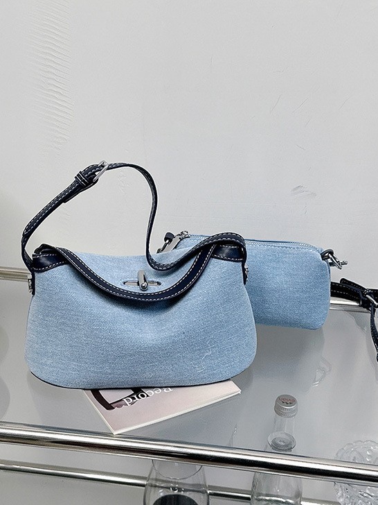 2026 ventas calientes nuevas sensaciones de alta calidad nicho de moda simple bolso de hombro vaquero de mujer coreana de viaje versátil bolso de mochila