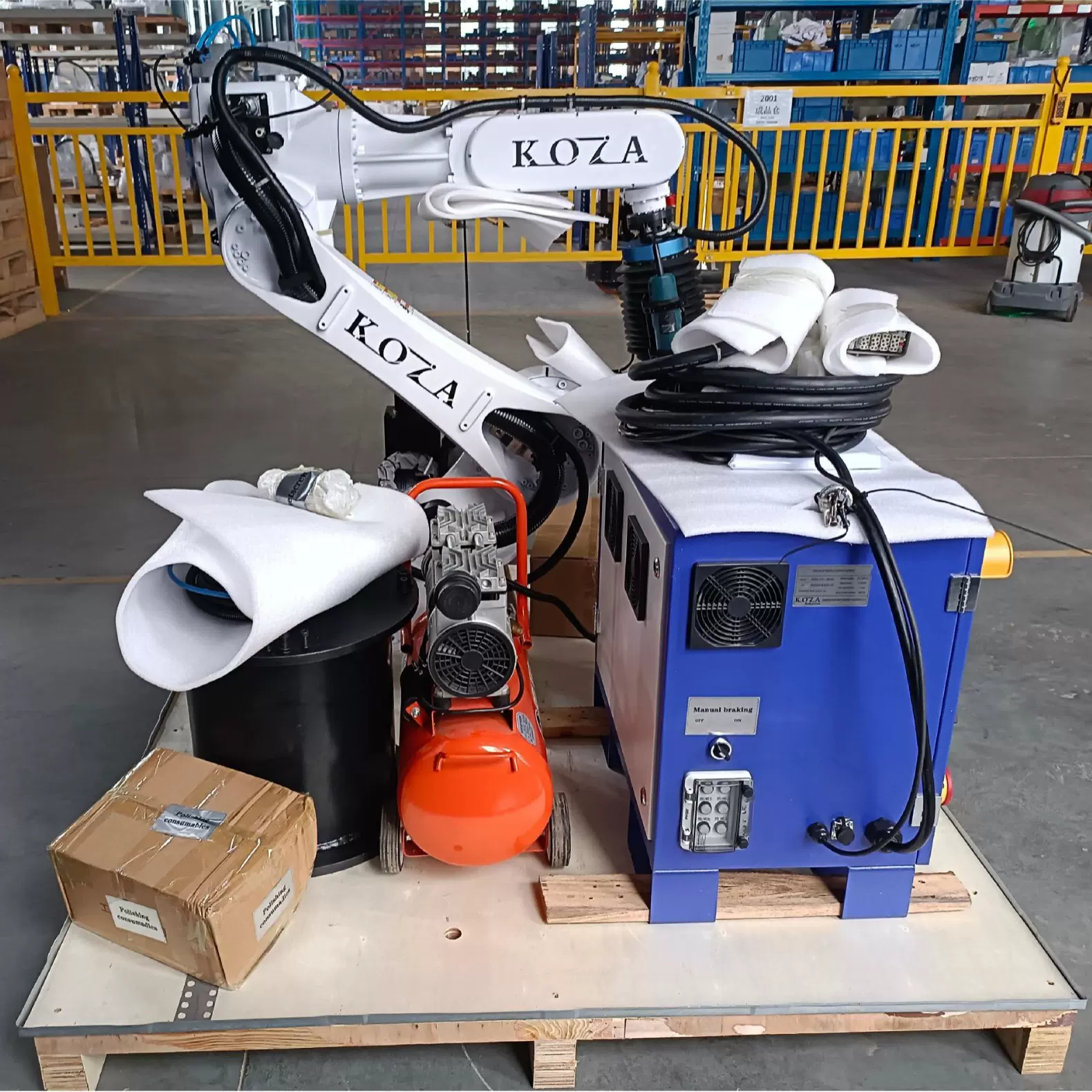 工业机器人 打磨抛光机械臂 打磨机器人 打磨机械手 关节型机器人