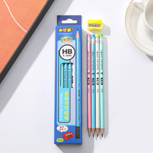 小竹筍HB鉛筆小學生書寫筆專用無鉛毒兒童幼兒園素描圓桿橡皮鉛筆