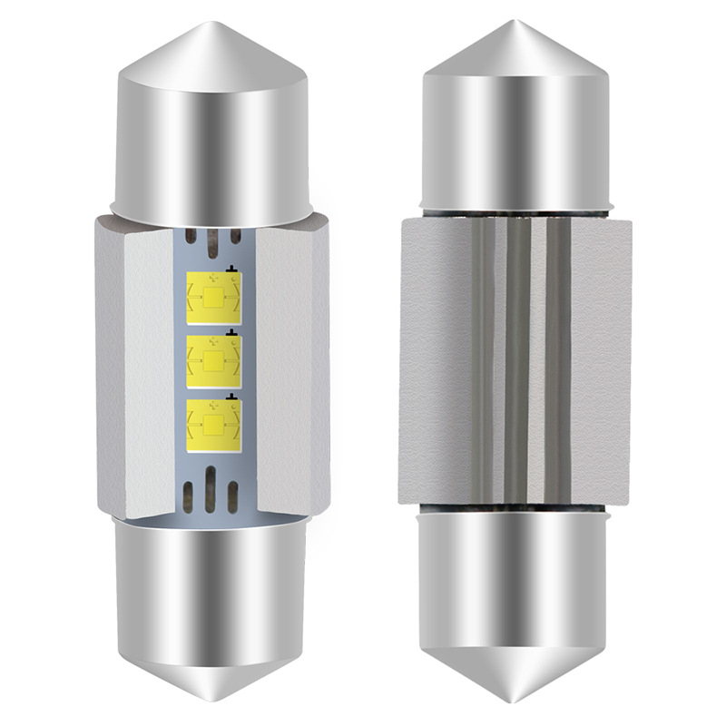 Transfronterizo nueva luz de lectura de automóviles de doble punta 31mm - 3SMDLED luz de techo 2525 luz de automóvil 12V luz de instrumento