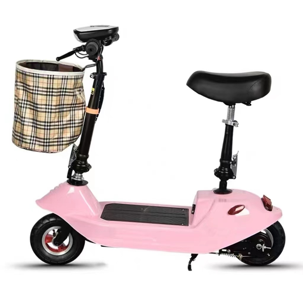 Mini Electric Scooter with Battery, Small Foldable Electric Scooter for Commuting