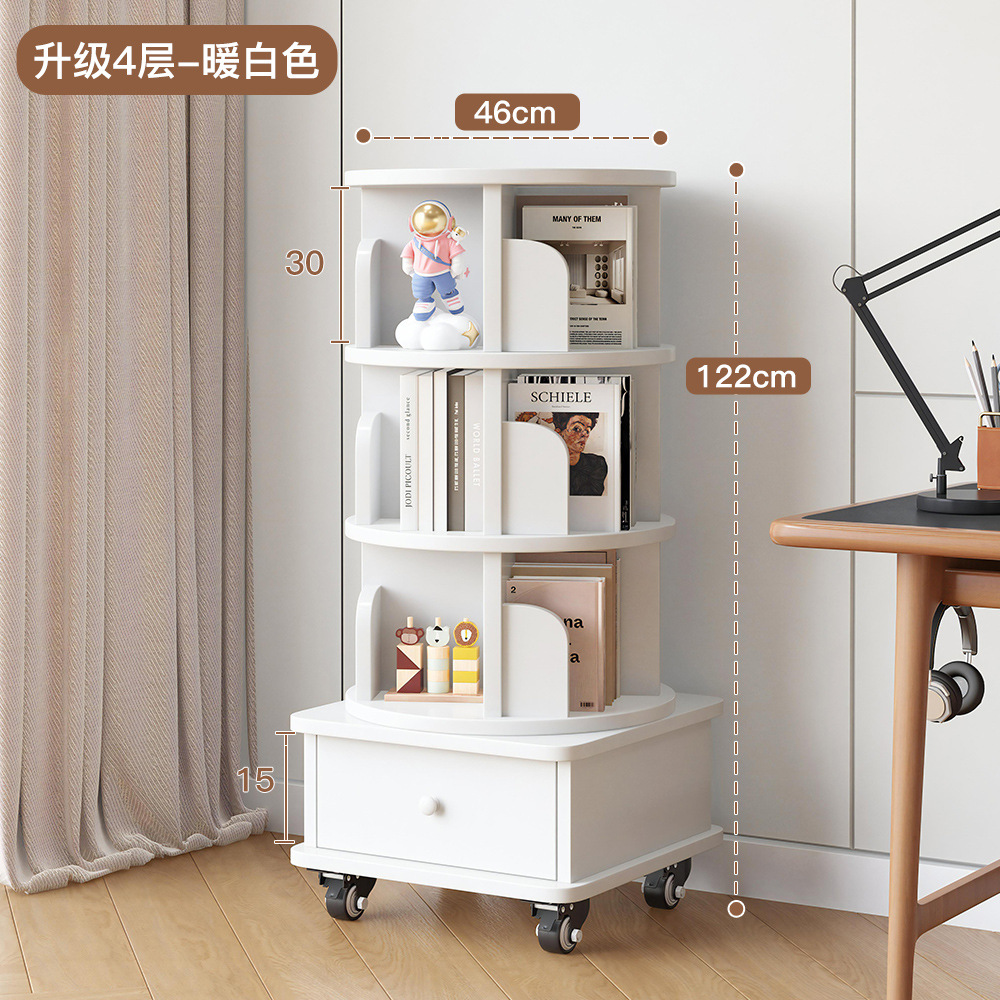 [올 원목] 따뜻한 화이트 서랍 스타일 4겹