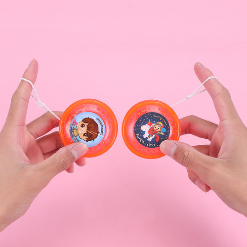 Children's toy luminous yo-yo electronic plastic LED flash pull cord luminous yo-yo kindergarten gift