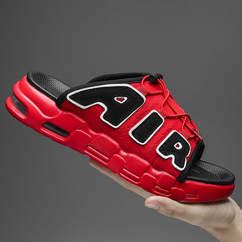 Cojín de aire para hombres Zapatillas de marca de moda Air grande verano desgaste al aire libre Internet celebridad antideslizante plataforma de deportes al aire libre aumento de sandalias de playa