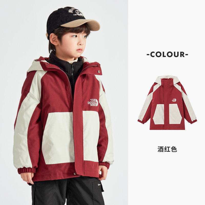 Muchos niños de algodón cortado abrigo colección impermeable otoño y invierno ropa de algodón de invierno para niños mayores
