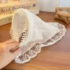 5008 lace edge triangle scarf hair hoop rice color