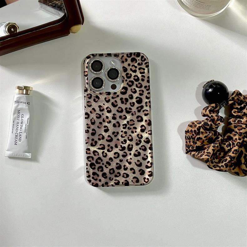45g Weight iPhone Applicable Brands Phone Cases Classification soft glue Material Leopard Pattern Casual, Elegant, Lady Style Soft Glue Leopard Casual Elegant Lady Phone Cases Phone Accessories 2