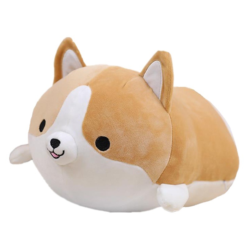 Corgi suave muñeca almohada Corgi peluche juguete grasa diesel perro abajo algodón muñeca dormir Shiba Inu almohada
