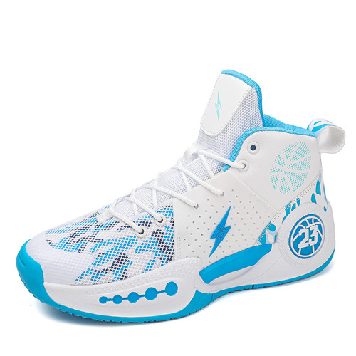 2025 Cross-border Spring and Autumn Basketball Shoes for Men, Non-slip, Wear-resistant, Practical Running Sports Shoes with Mesh Surface, Breathable Quality Basketball Shoes
