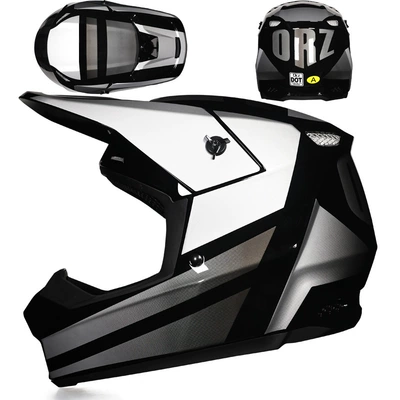 Motorcycle Safety Supplies — Safety Helmet for Teenagers - gray-stealth-s