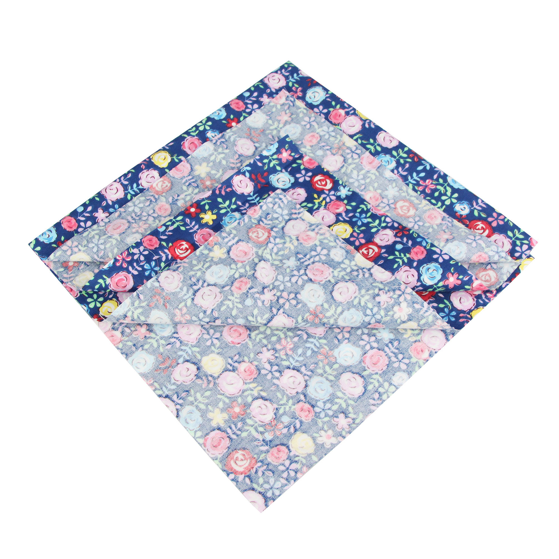 复古花卉碎花布料