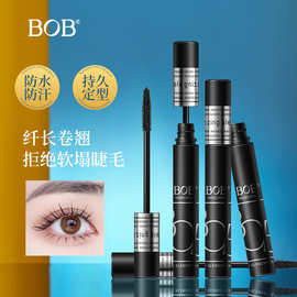 bob睫毛膏防水加长不晕染纤长浓密卷翘自然持久定型睫毛打底彩妆