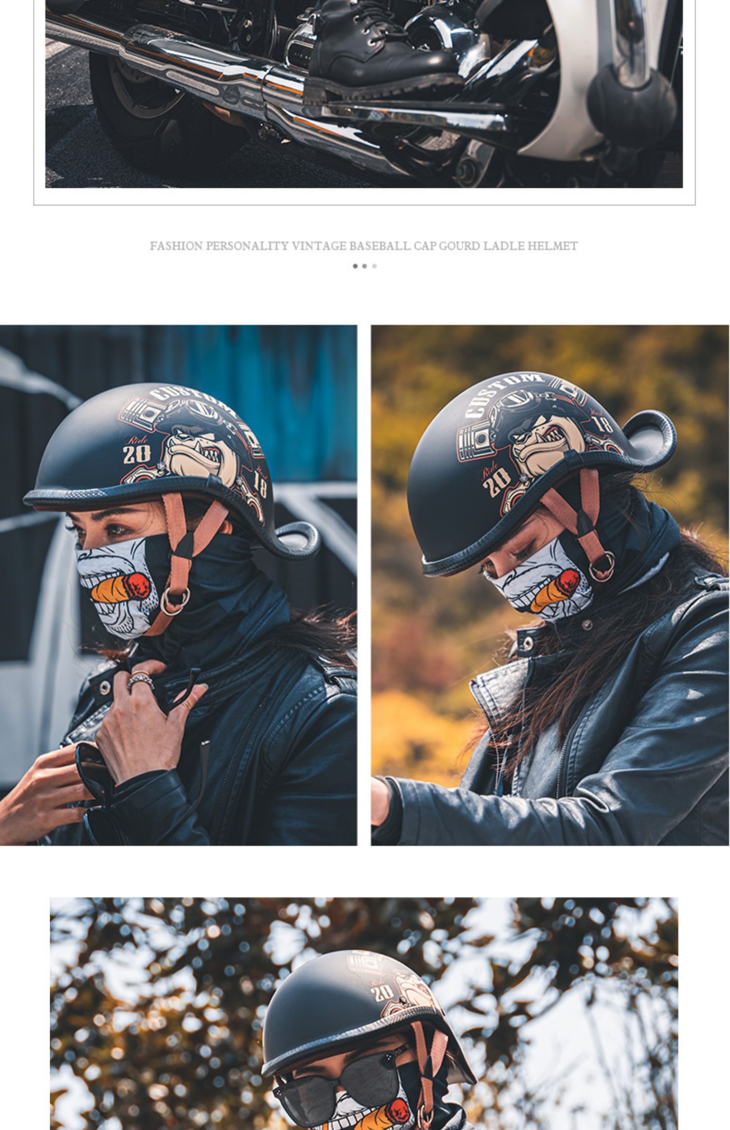 VDAY Marvel Retro Helmet, Electric Motorcycle Helmet