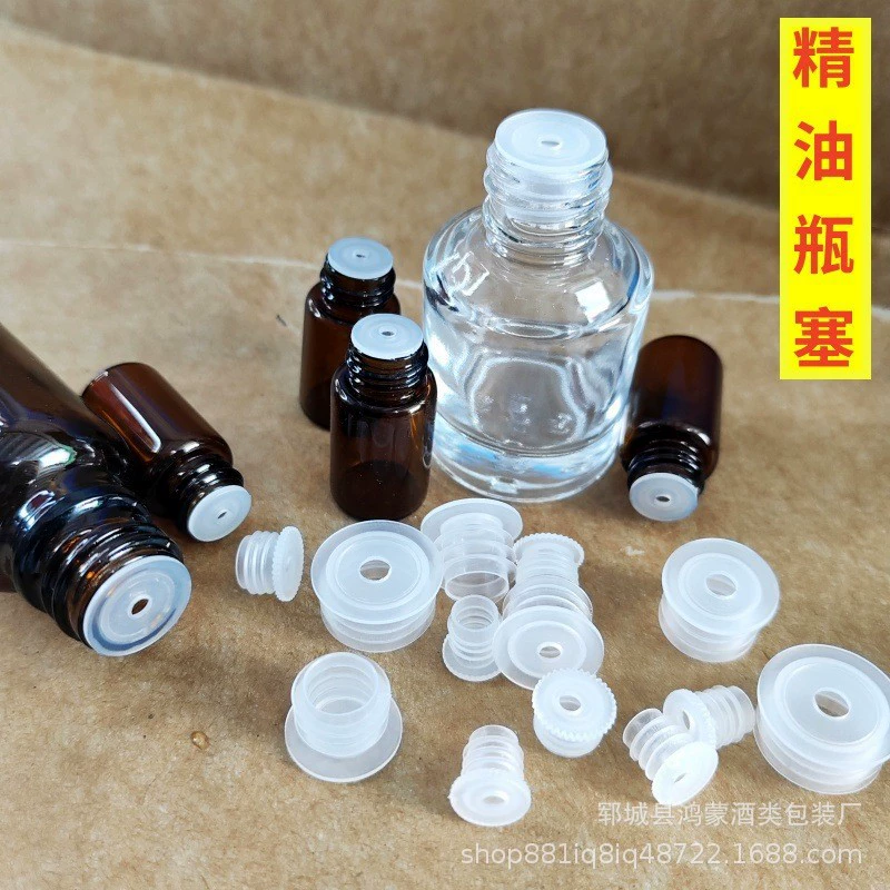Ароматизированная бутылка с эфирным маслом PE пластиковая пробка с добавкой эфирного масла бутылка с пробкой Ароматизированная бутылка крышка с отверстием для макияжа пробка