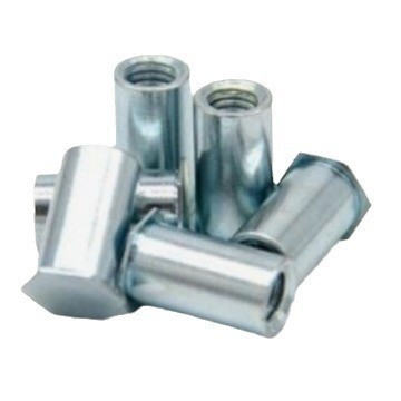 源头厂直供碳钢镀锌通孔压铆螺母柱SO-3.5M3-21-机箱钣金压铆螺柱