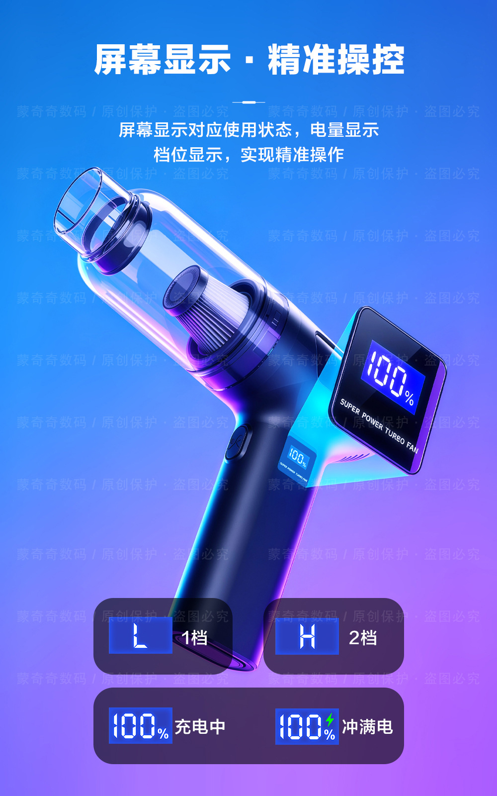 July Brushless Vacuum Cleaner for Car Use, Small Mini Household Wireless Compact Portable Handheld Car Vacuum Cleaner