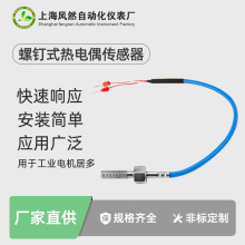 高精度工業電機測溫探頭 表面測溫螺釘式熱電偶K型溫度傳感器廠家