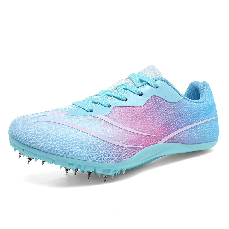 Nuevos zapatos de atletismo transfronterizos zapatos de entrenamiento de zapatos de atletismo juveniles zapatos de clavos deportivos para hombres y mujeres