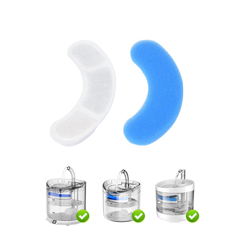 Filtro para mascotas, filtro para gatos, filtro de cabello, filtro de algodón, carbón activado, adaptación múltiple