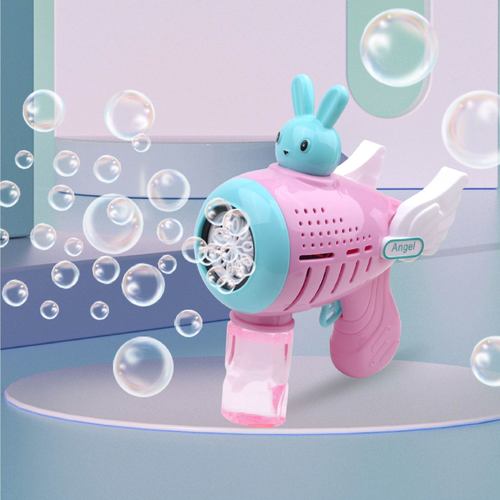 29-hole rocket launcher bubble gun full-automatic bubble machine handheld multi-hole Gatling children's toy stall wholesale