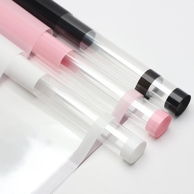 Huaxi Ventana del mundo flor embalaje papelopp flor embalaje de plástico marco impermeable película DIY florista florística