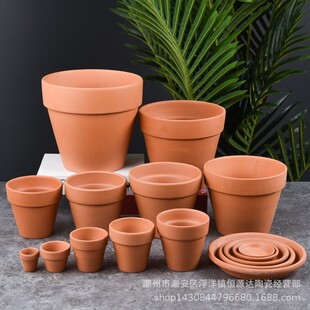 Factory wholesale direct supply high quality red pottery color pots fleshy red pottery flower pots international pots flower pots fleshy ceramics
