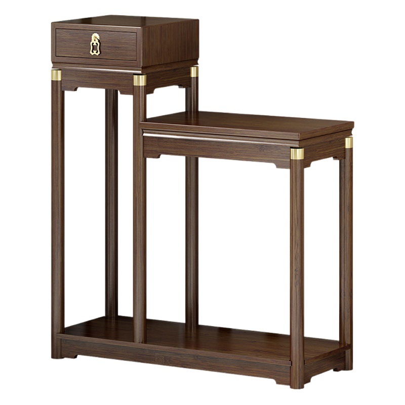 Luz de lujo de alta y baja combinación de soporte de flores sala de estar pequeño estante de tanque de peces de múltiples capas balcón verde rábano estante de almacenamiento sofá simple mesa auxiliar