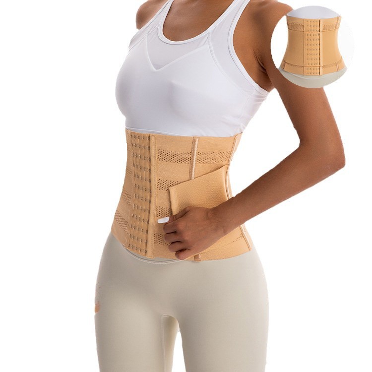 (2개) 국경 이중층 강화 강한 복부 벨트 압축 허리 슈퍼 꽉 허리 벨트 교정 신체 자세 허리 벨트 허리 벨트 형성