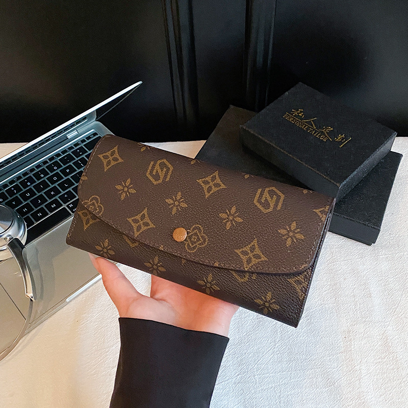 Modische Geldbörse Und Clutch Mit Buntem Print Design_voghion.com