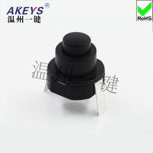 YT-1010-H2自锁 两脚台灯手电筒电源开关配件按钮 多功能按键