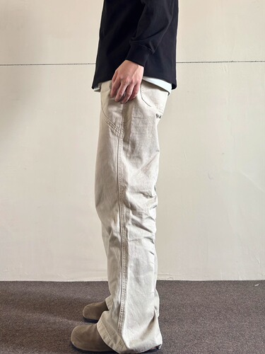 American workwear jeans for men, new spring and autumn edition, high-end sense of style, vibe look, clean fit, slightly tapered long pants