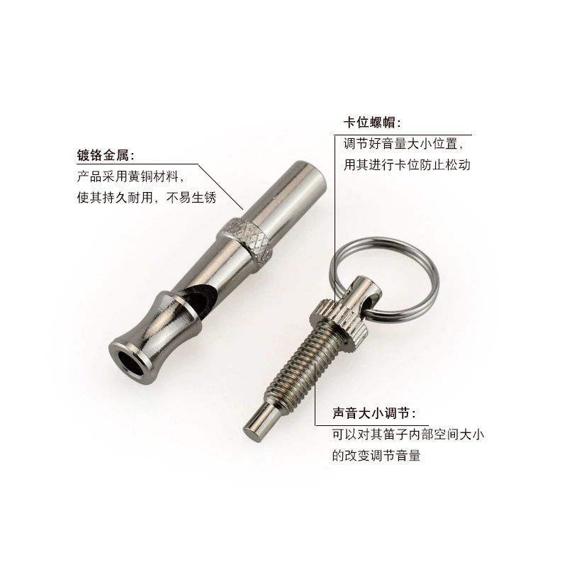 Small adjustable whistle for training, pet