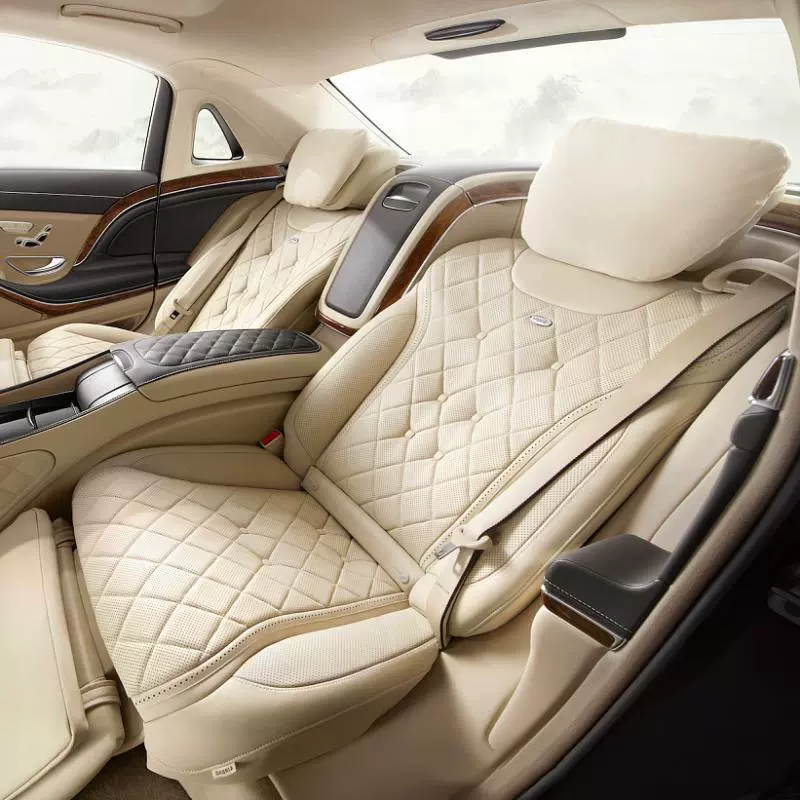 Автомобильная Подушка Four Seasons универсальная подходит для подголовника Maybach, подушка для шеи, замшевая Автомобильная подушка, Медицинский подголовник