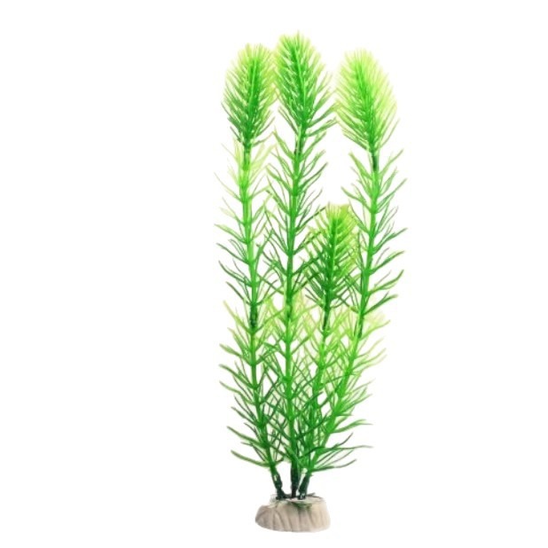 Planta Acuática Artificial 27 cm — Decoración Trasera/Mediada para Acuario