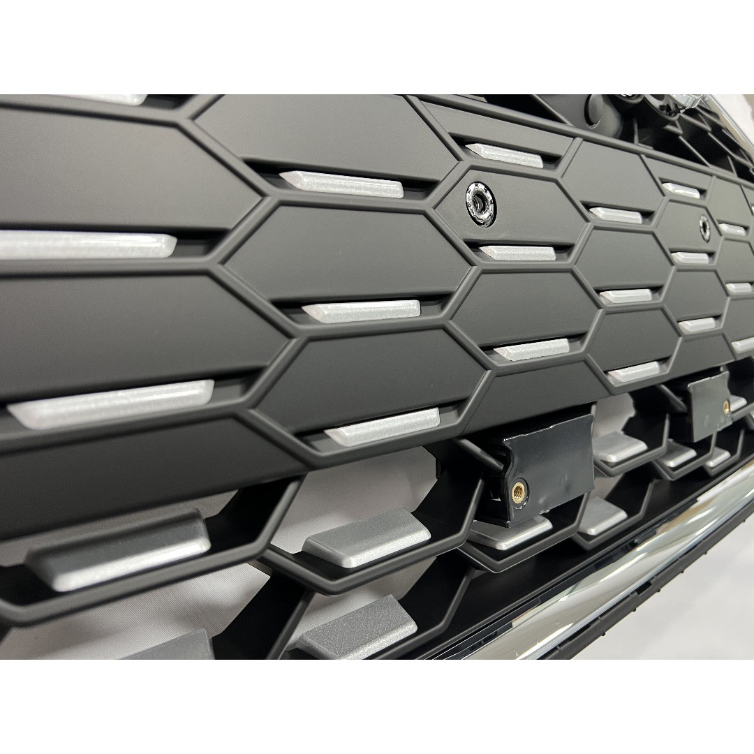 Suitable for 20-25 Models A4 Modified S4 Grille Full Starry Sky Grille Sport Front Grille Black Warrior Front Grille