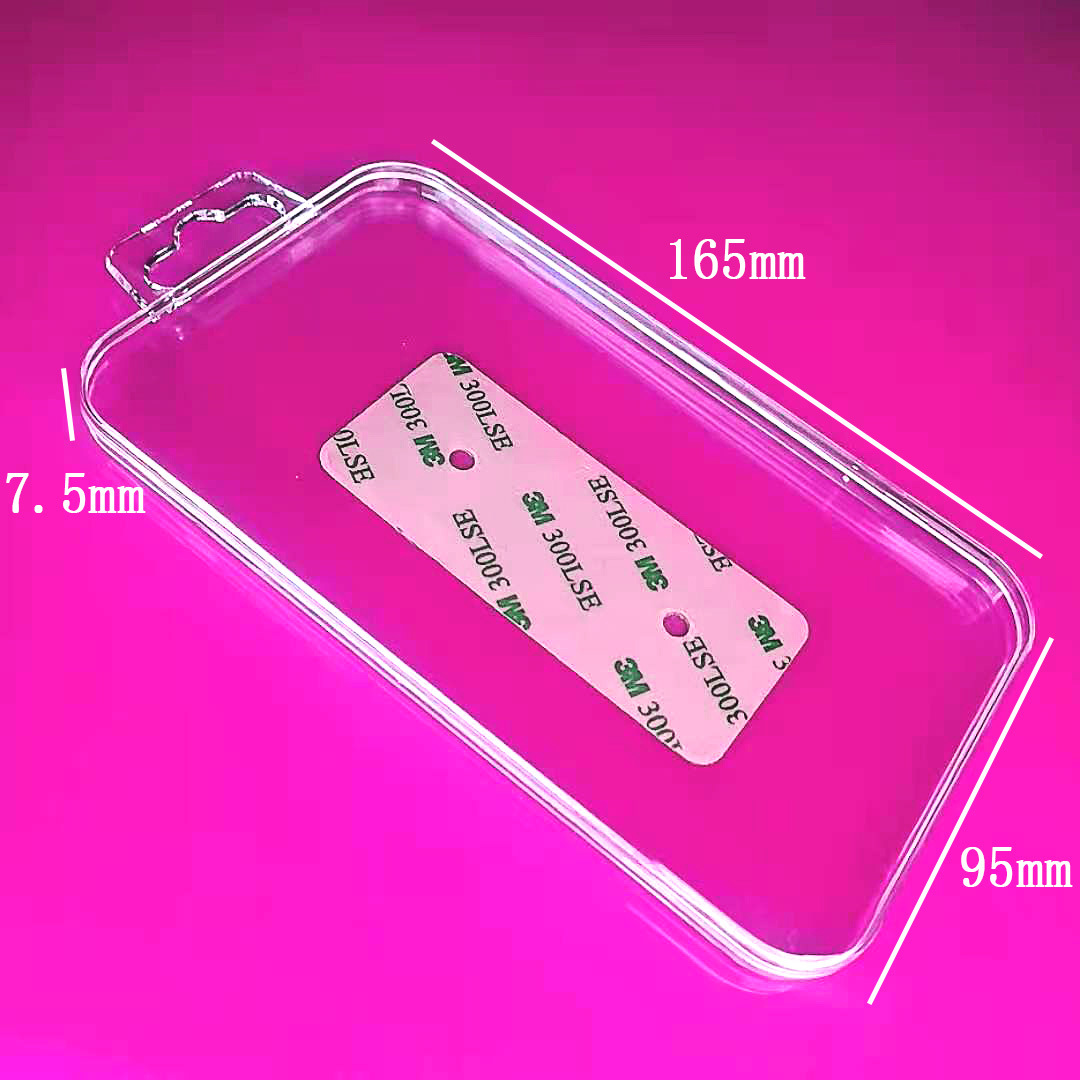 钢化膜包装盒现货手机膜水晶盒钢化膜玻璃保护膜ps透明uv膜包装盒