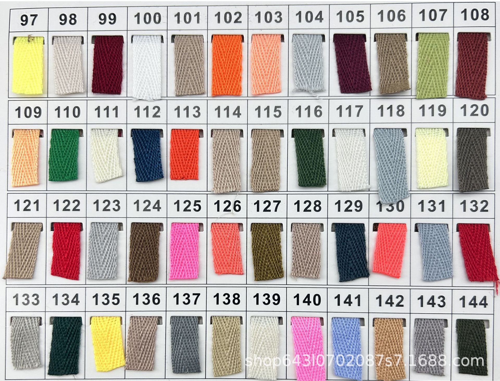Cinturón de algodón multicolor en herringbone 1cm de cuello trasero chaqueta de ropa infantil accesorios de prenda de cuello bolsa de banda de borde image 17