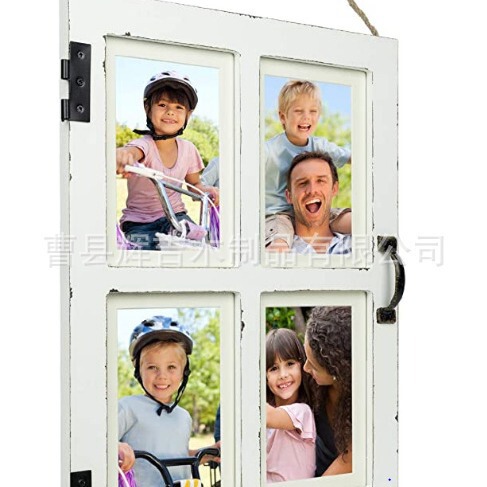 Factory wholesale wooden vintage farmhouse window photo frame simple hanging old wood collage photo frame stitching photo frame Factory wholesale wooden vintage farmhouse window photo frame simple hanging old wood collage photo frame stitching photo frame