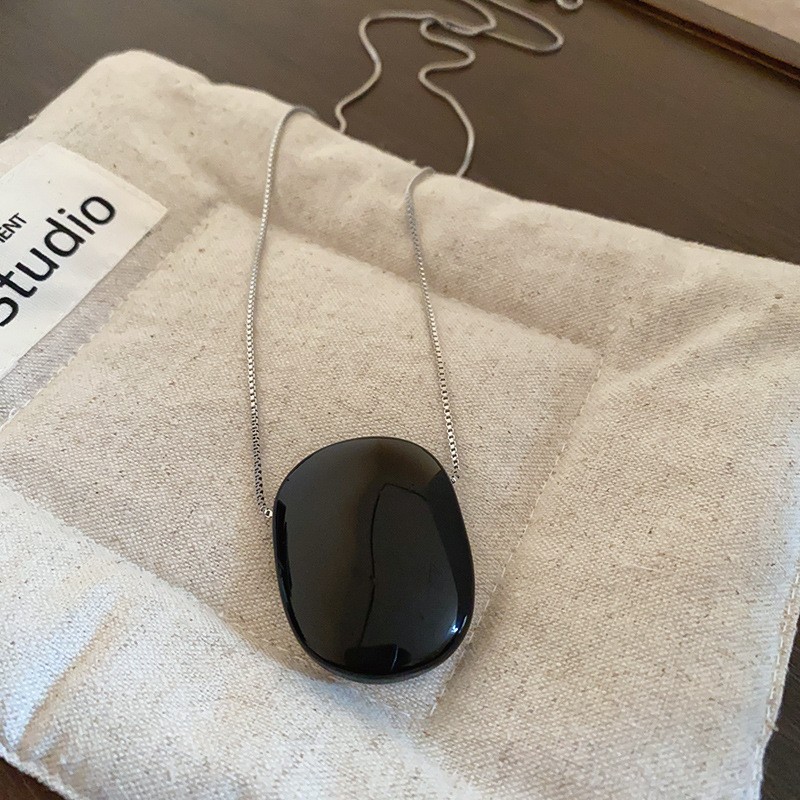 欧美跨境几何水滴高级感项链小众气质冷淡风毛衣链秋冬新款饰品女详情41