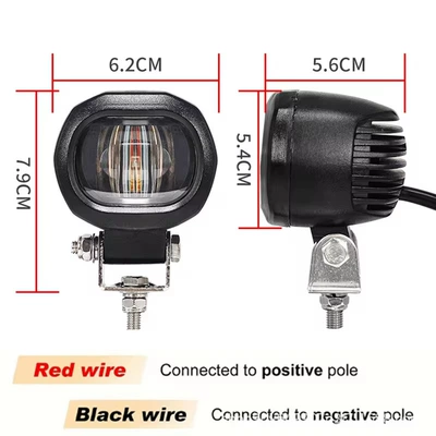 İşçi projektorları Blue Light Warning Lamp 12-80V