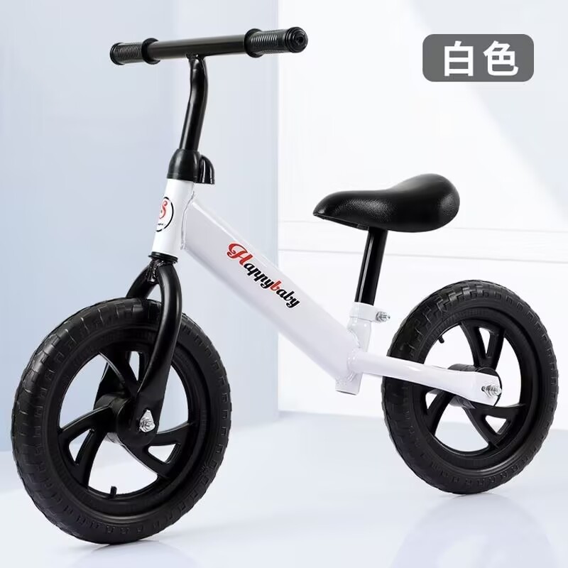 Bicicletas de equilibrio para niños sin pedal, bicicletas de dos ruedas, 12 pulgadas sin inflar para bebés pequeños, gran descuento