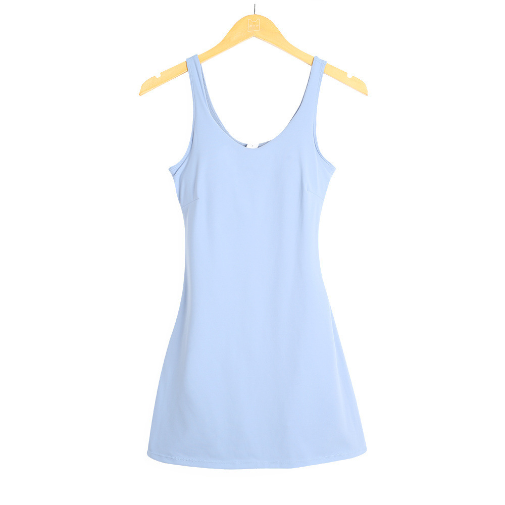 LULU vestido de mujer 2025 verano nuevo estilo francés cintura de alta sensación chaleco de cintura vestido corto moda image 10